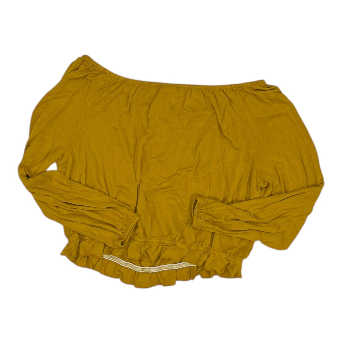 Top Ls By H&M In Yellow, Size:L