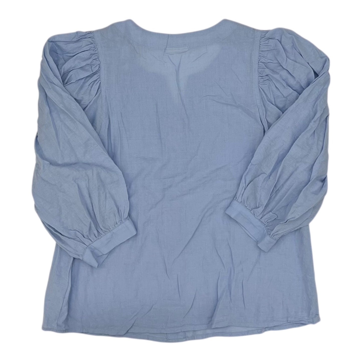 Top 3/4 Sleeve By Ana In Blue, Size:M