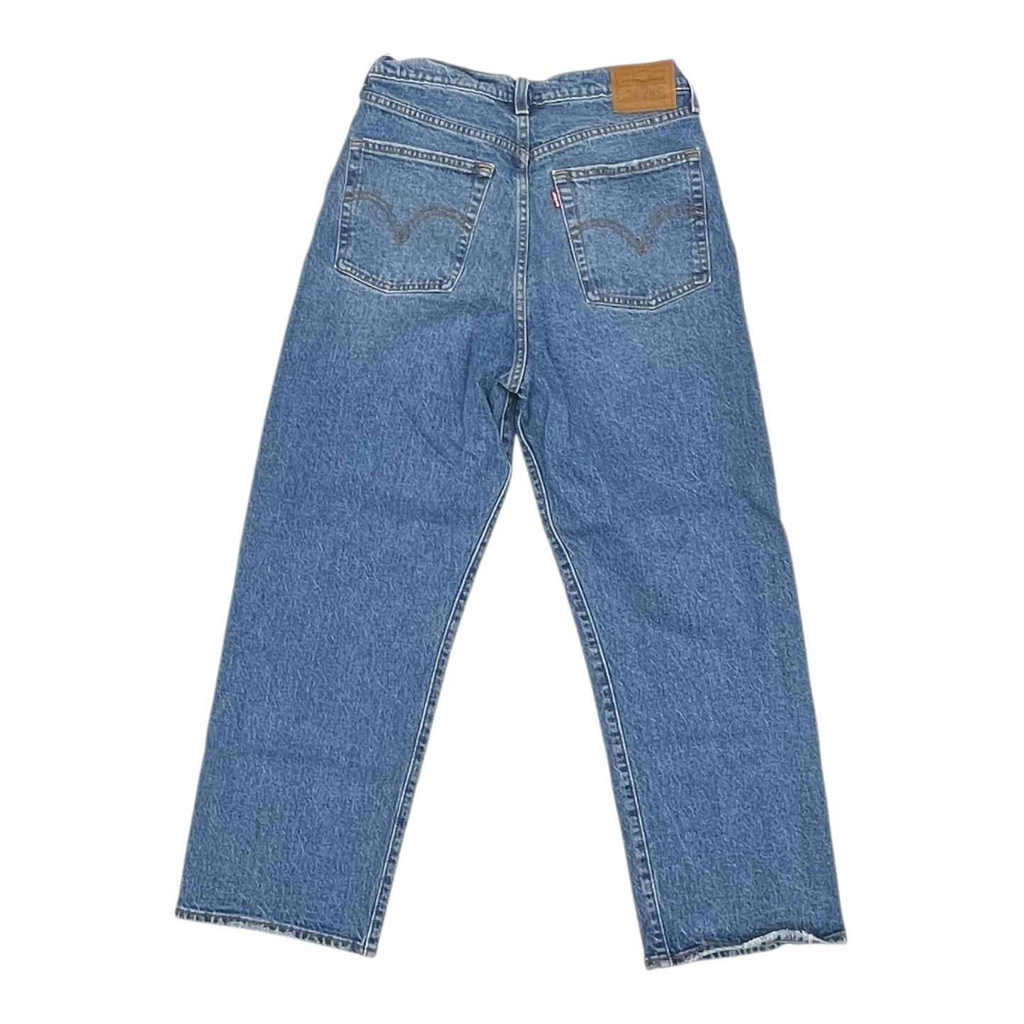 Jeans Straight By Levis In Blue Denim, Size:10