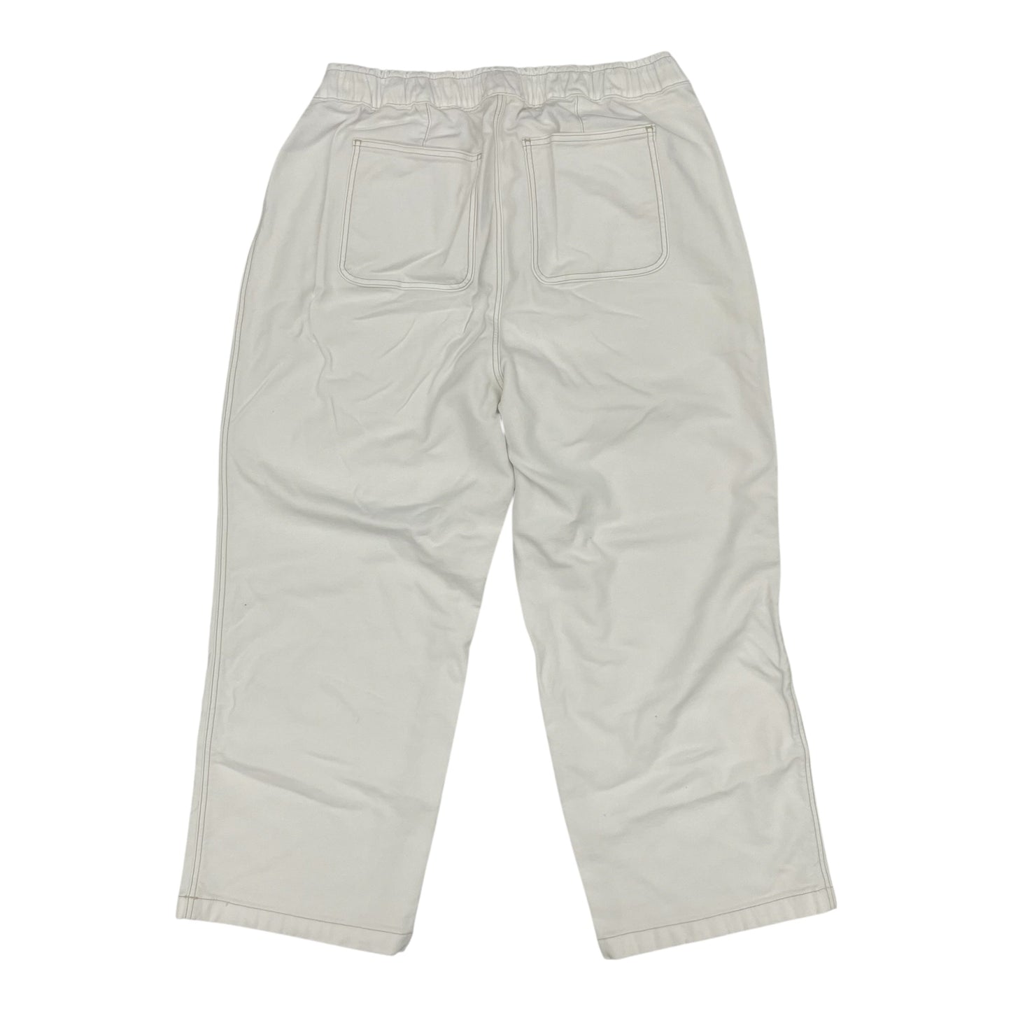 Jeans Wide Leg By Lane Bryant In Cream Denim, Size:18