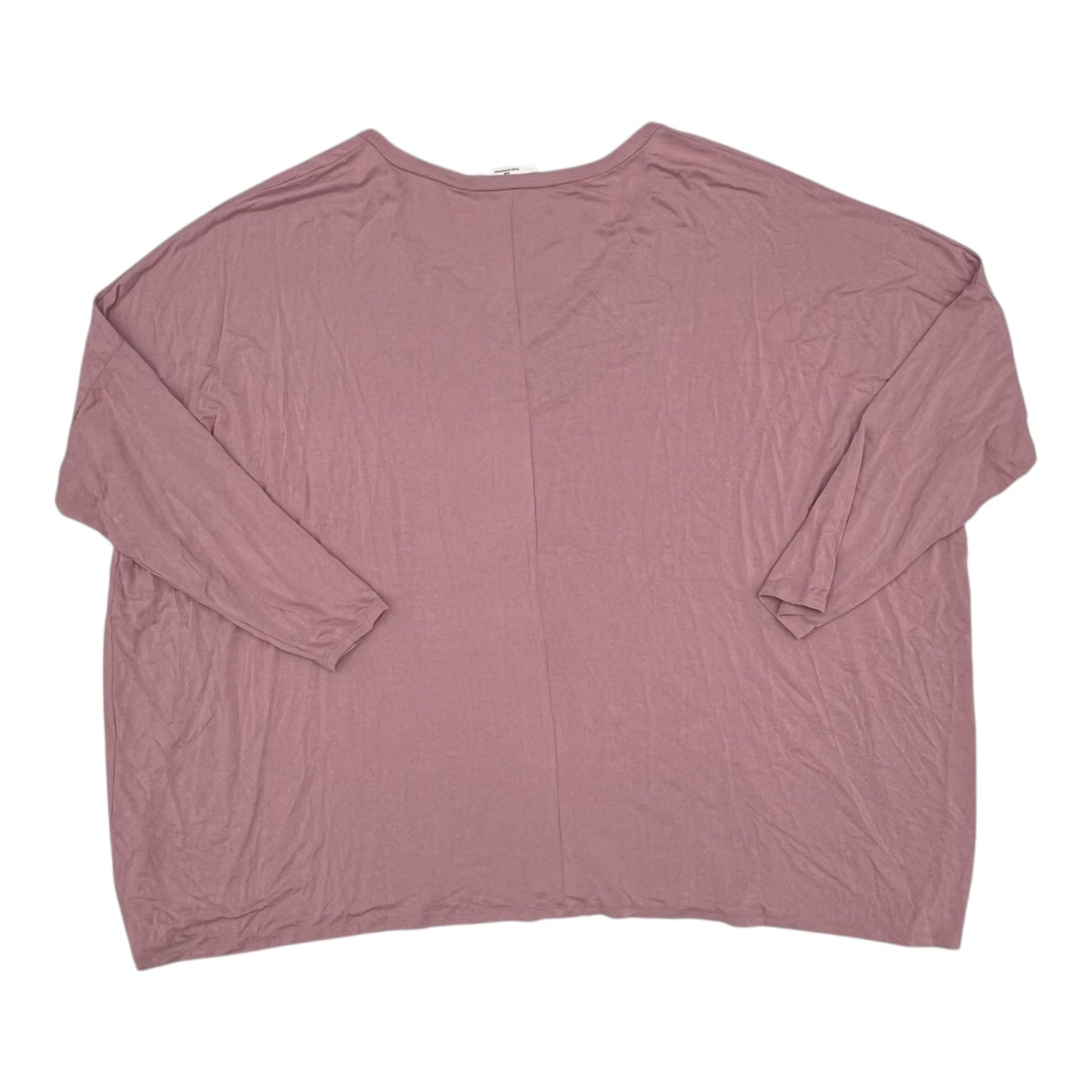 Top Ls By Zenana In Pink, Size:1X