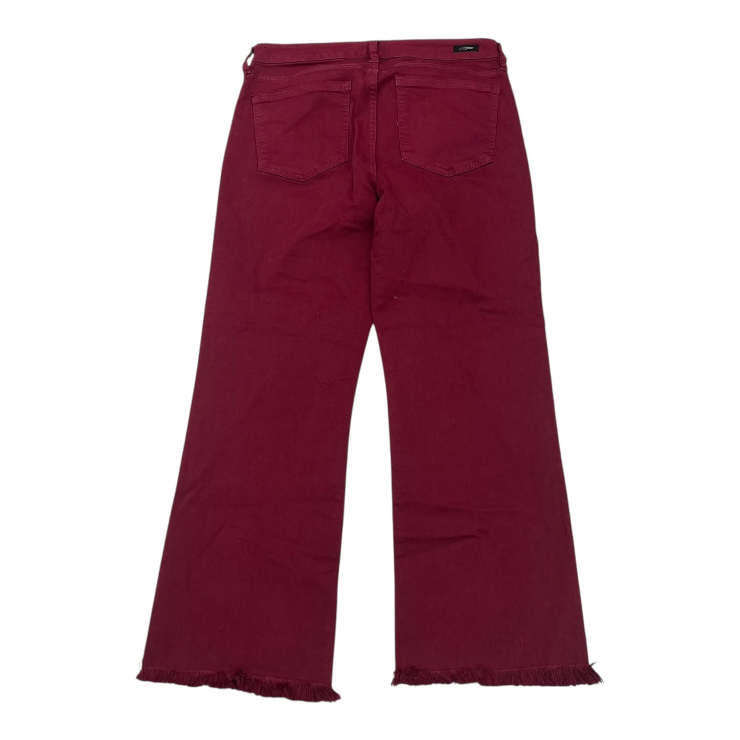 Jeans Wide Leg By Liverpool In Red, Size:10