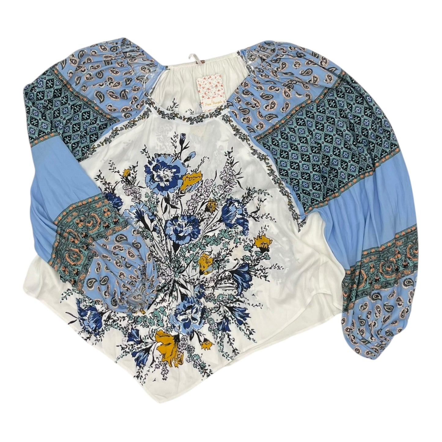 Blouse Ls By Free People In Multi, Size:S