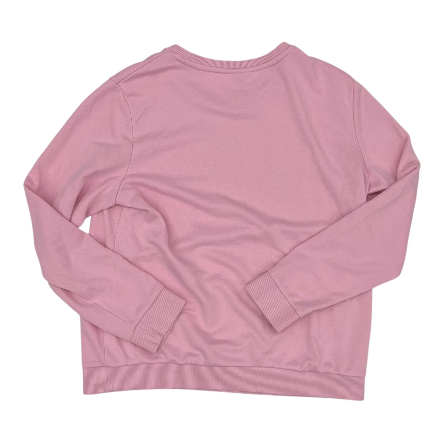 Athletic Sweatshirt Crewneck By Adidas In Pink, Size:Xl