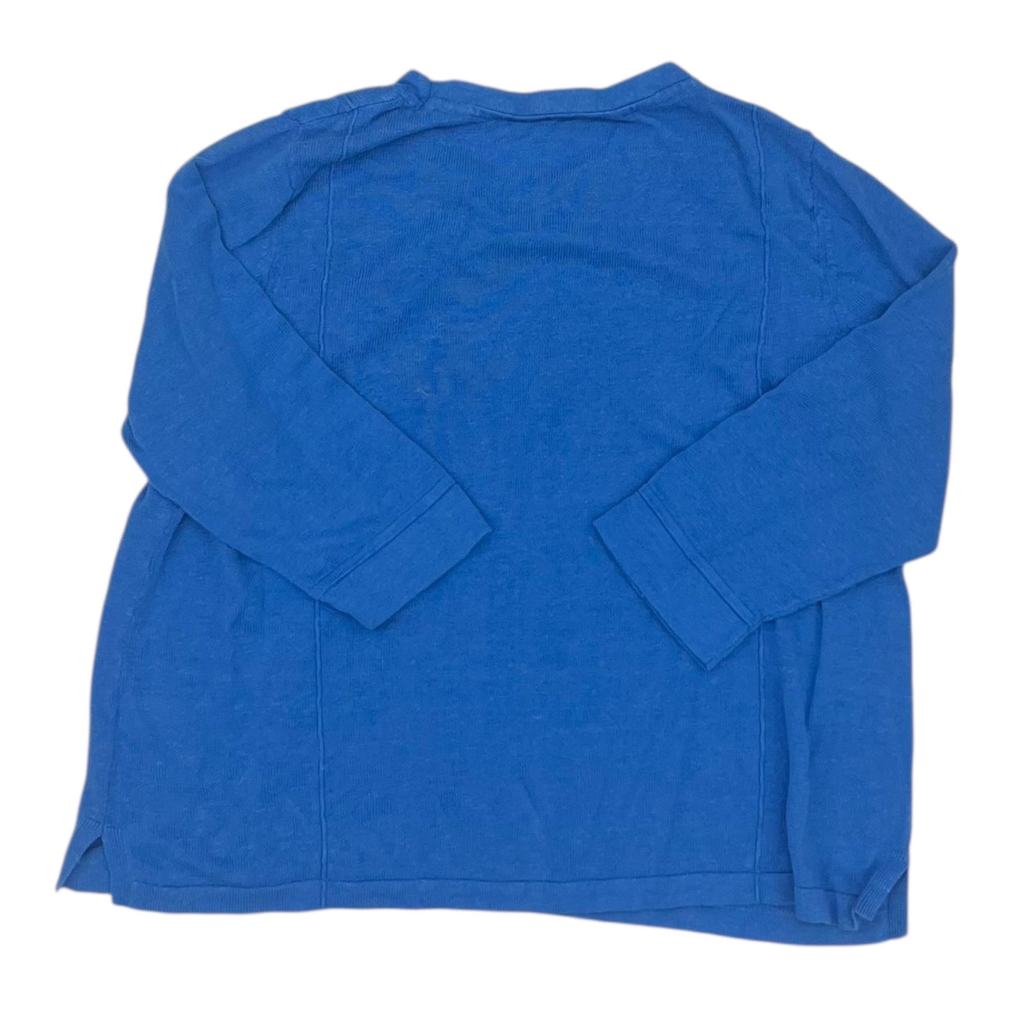 Top 3/4 Sleeve By J. Jill In Blue, Size:Mp