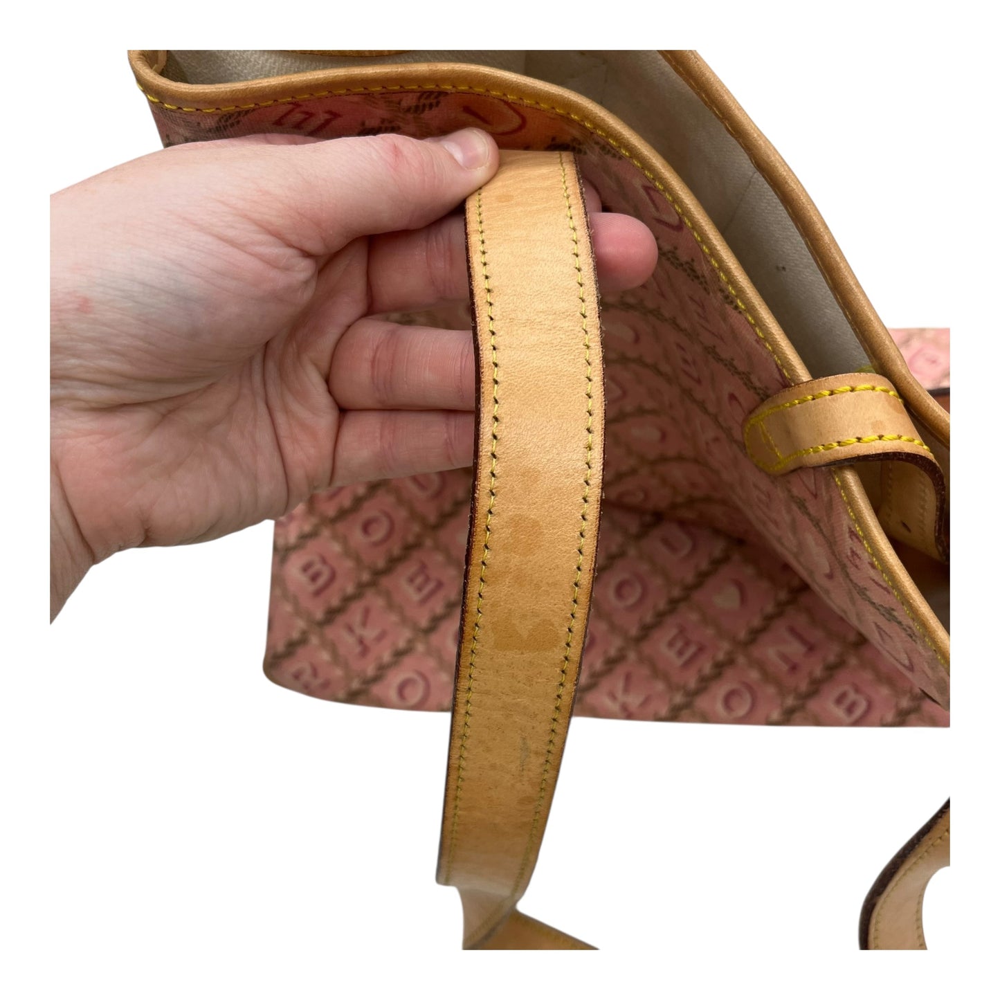 Tote Designer By Dooney And Bourke In Pink, Size:Large