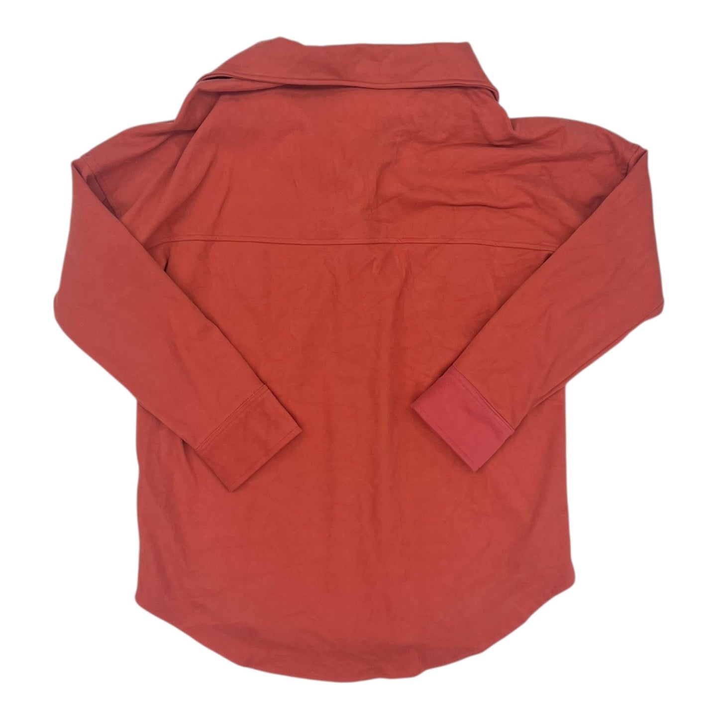 Jacket Shirt By Mondetta In Orange, Size:M