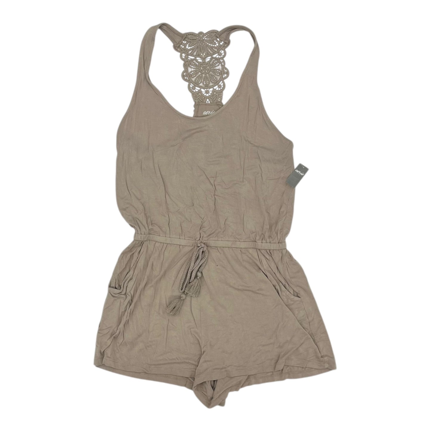 Romper By Aerie In Tan, Size:M
