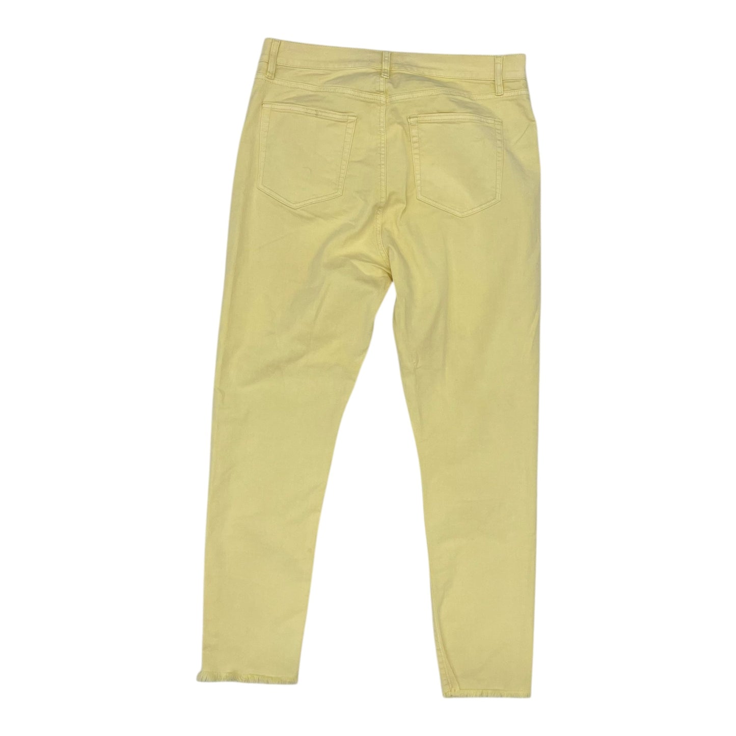 Jeans Skinny By Loft In Yellow, Size:12