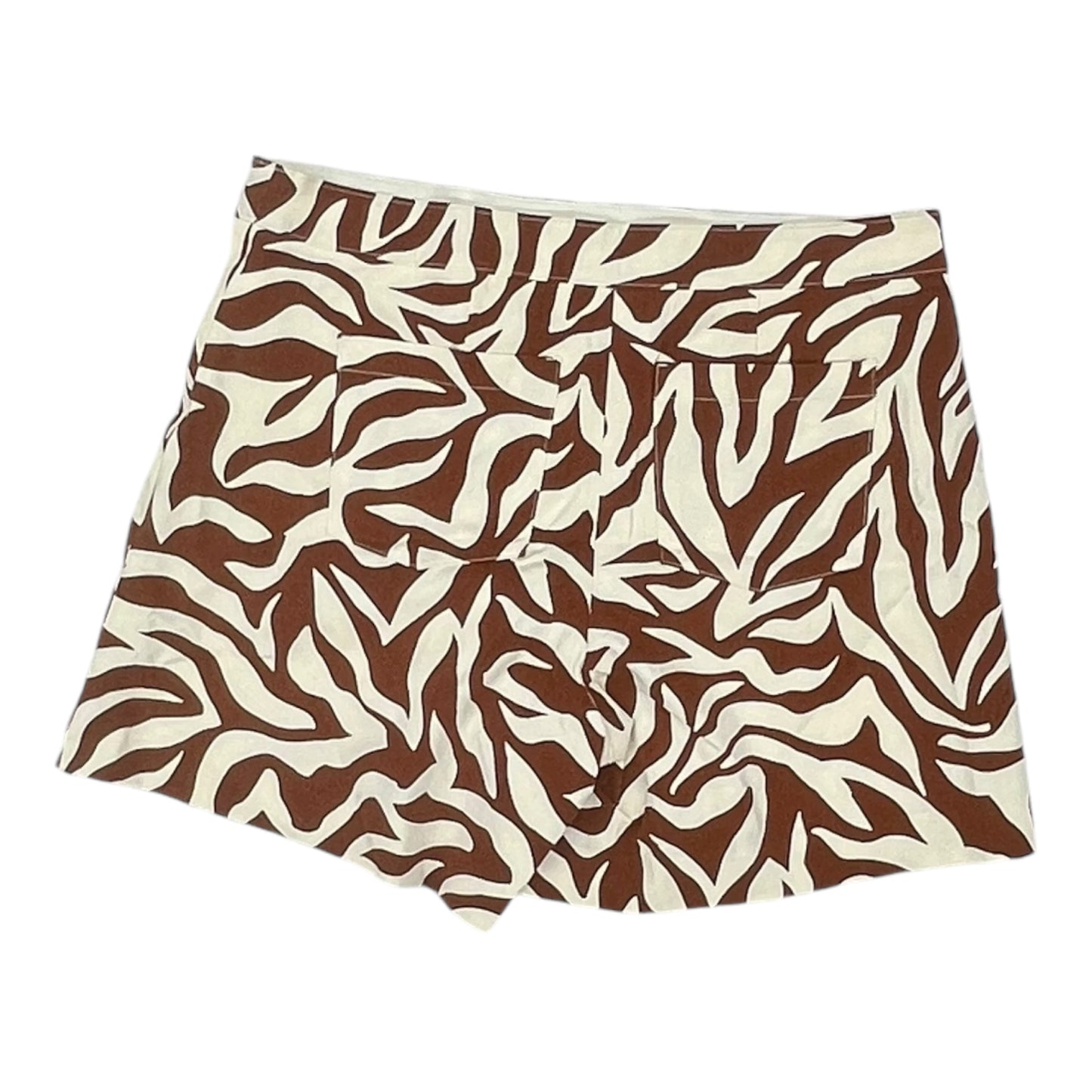 Shorts By Spanx In Brown & Cream, Size:Xl