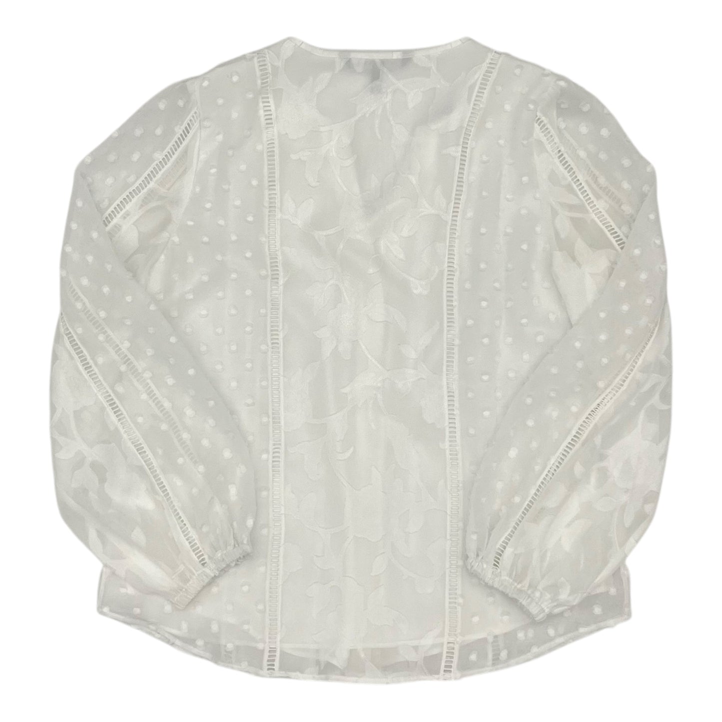 Blouse Ls By White House Black Market In White, Size:S