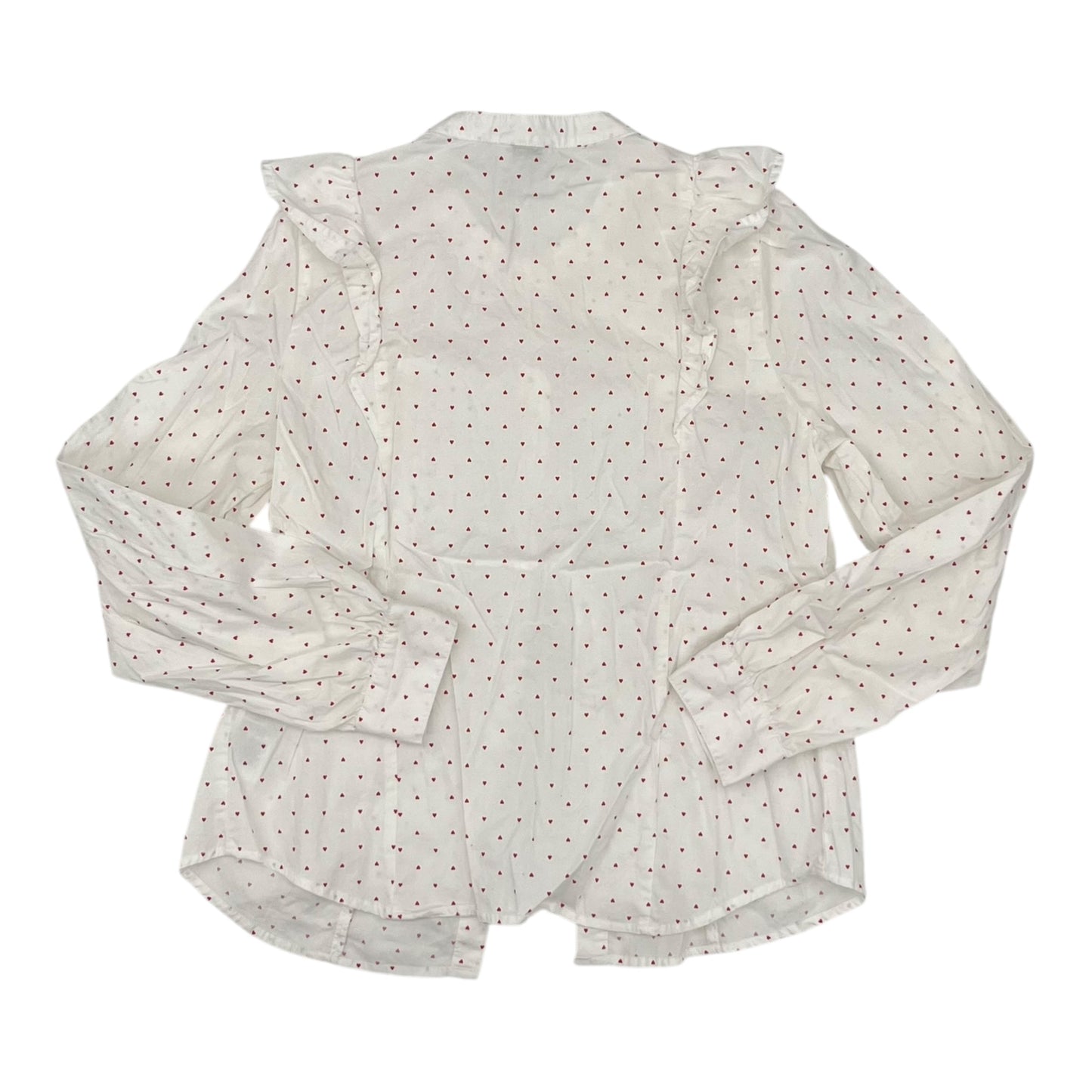 Blouse Ls By J. Crew In White, Size:S