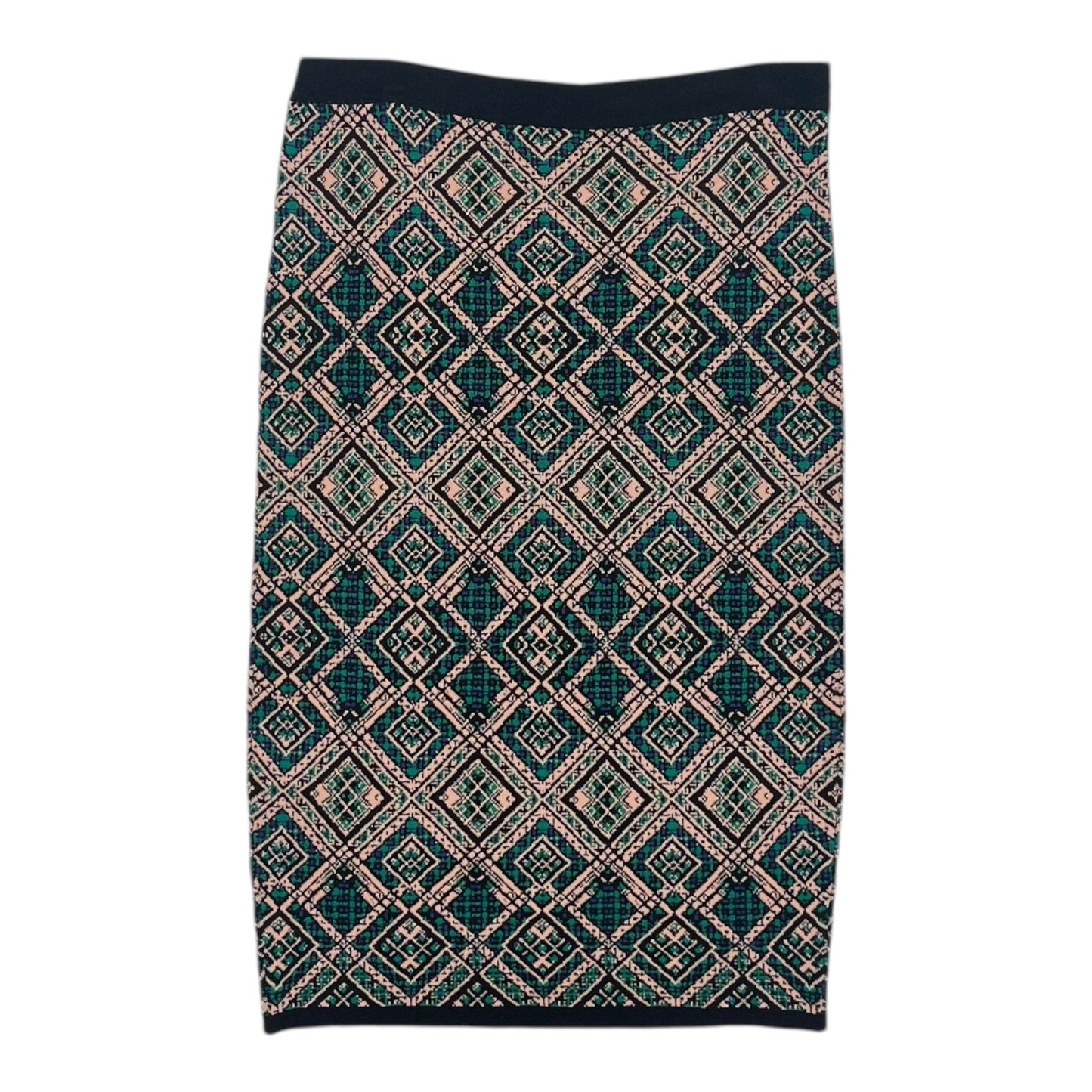 Skirt Midi By Jealous Tomato In Green & Tan, Size:M