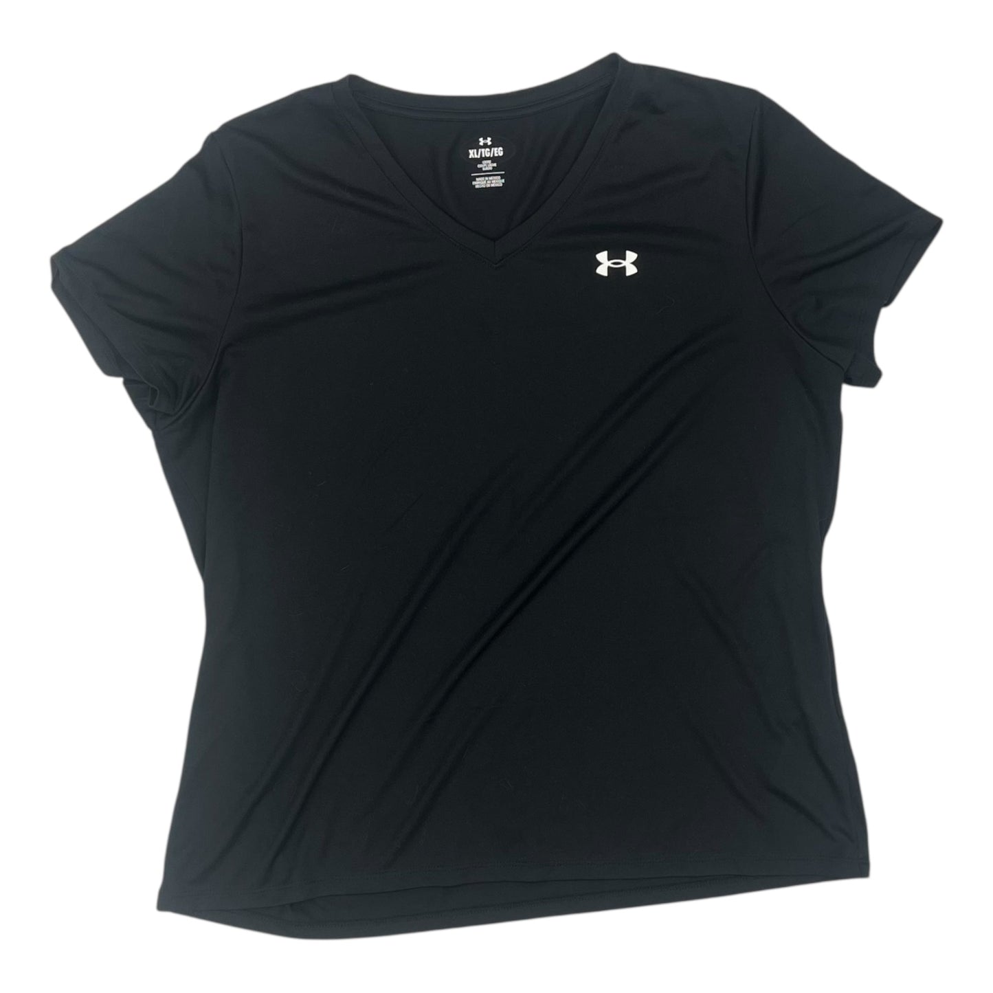 Athletic Top Ss By Under Armour In Black, Size:Xl