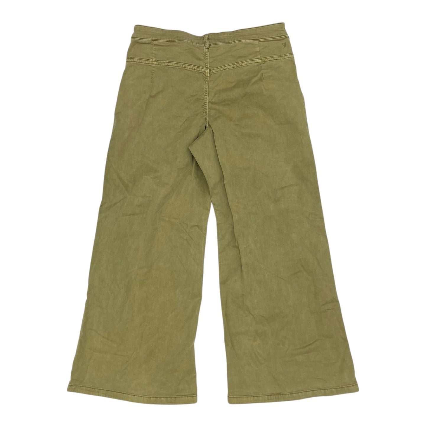 Pants Wide Leg By Pilcro In Green, Size:14