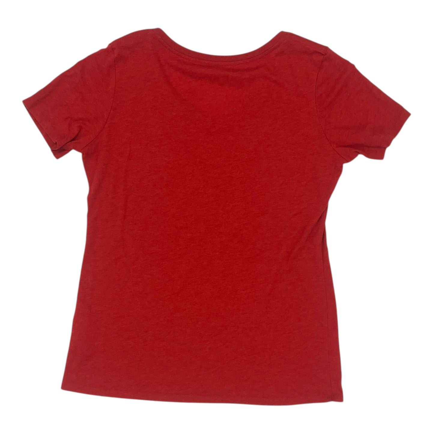 Athletic Top Ss By Nike Apparel In Red, Size:L
