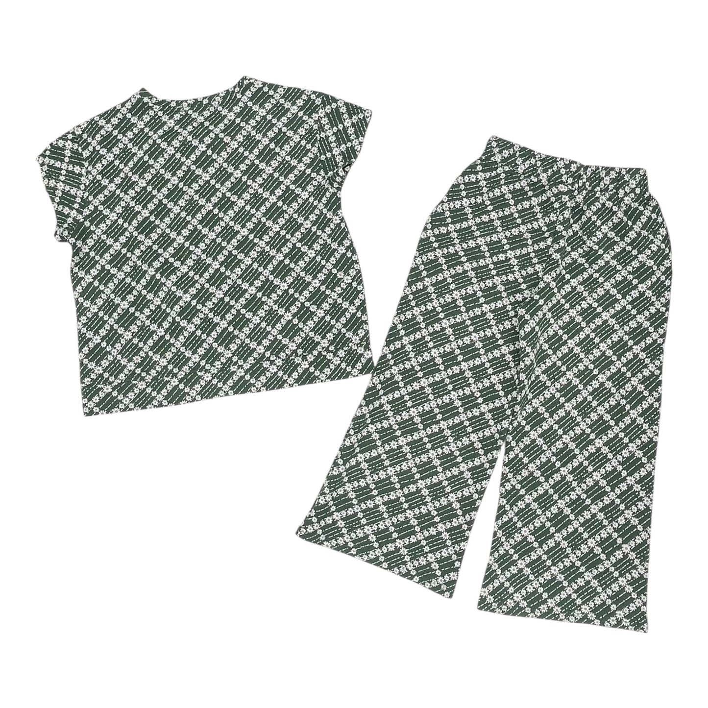Pants Set 2Pc By Clothes Mentor In Green, Size:S