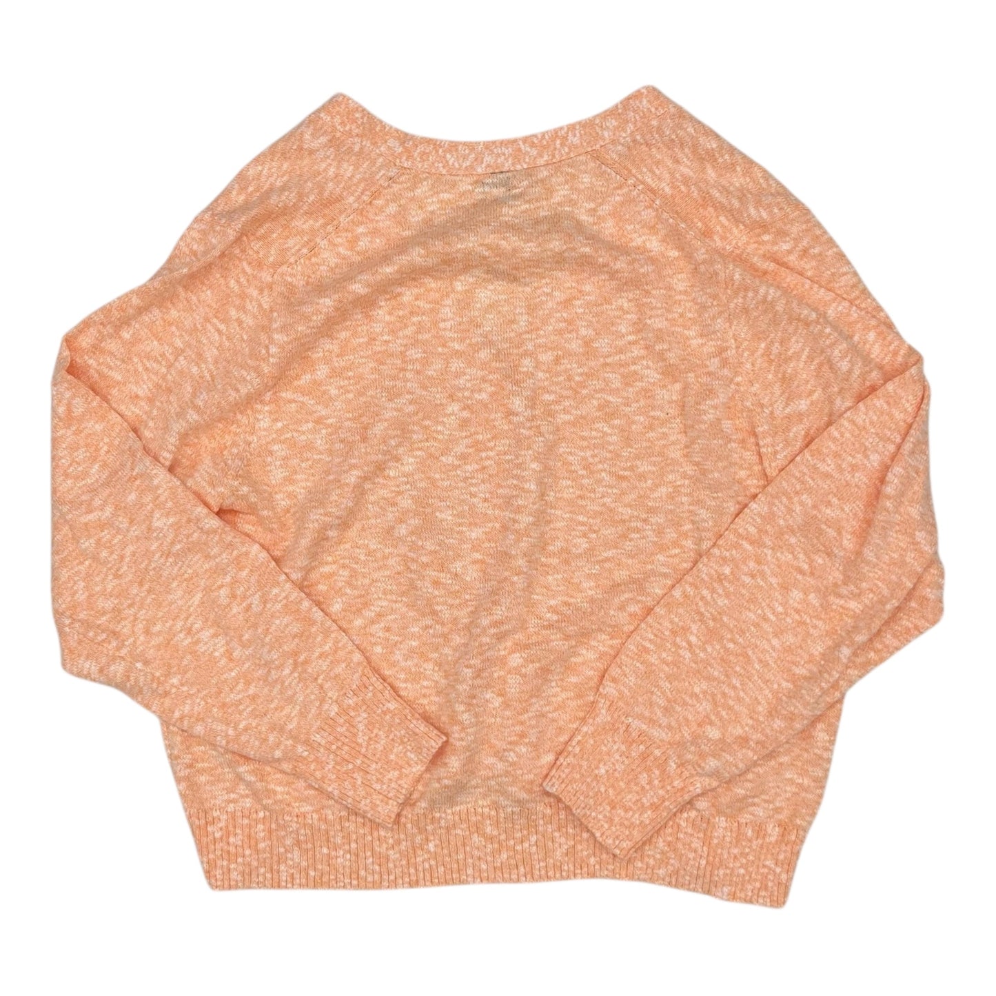 Sweater Cardigan By J. Crew In Orange, Size:3X