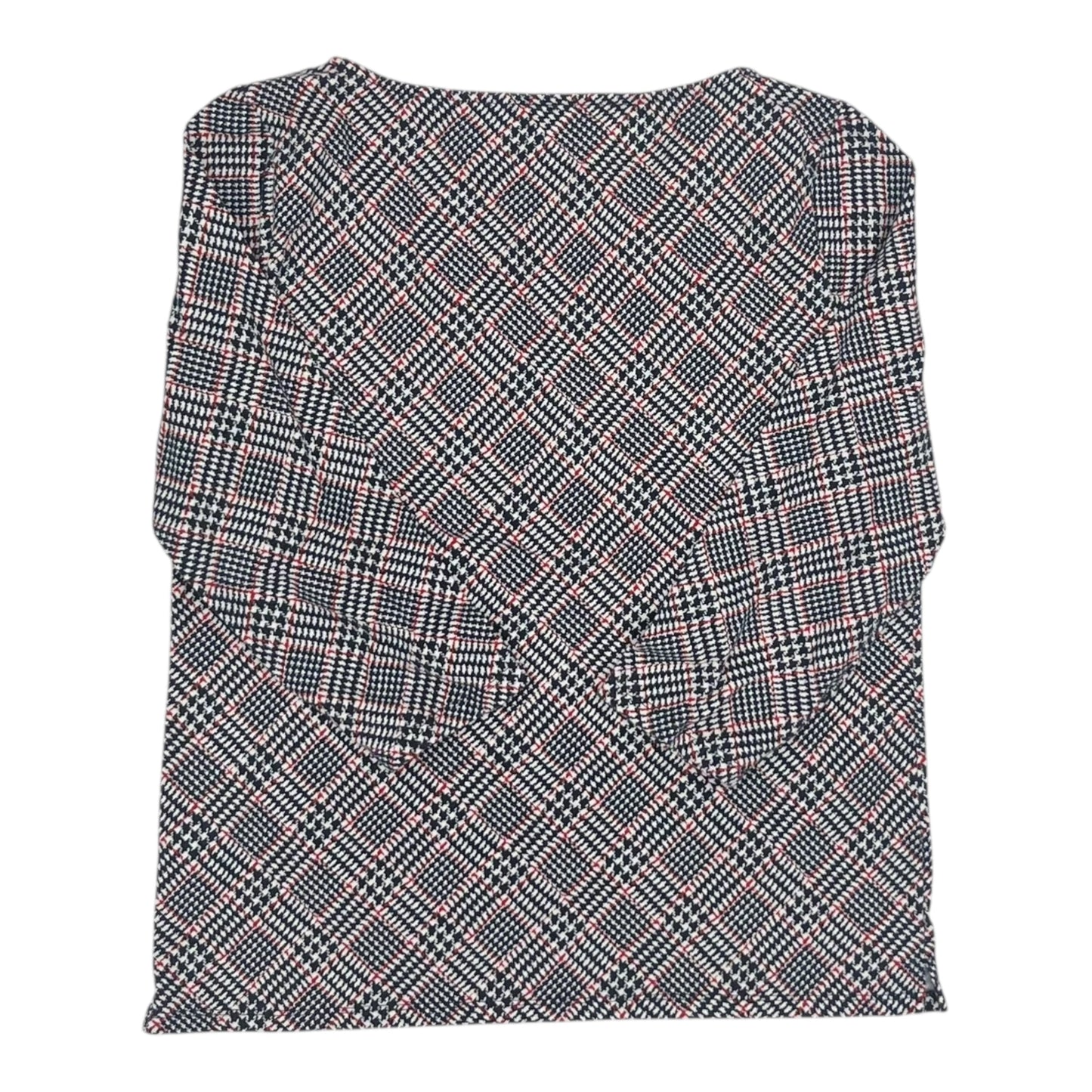 Top 3/4 Sleeve By Talbots In Black & Red, Size:L