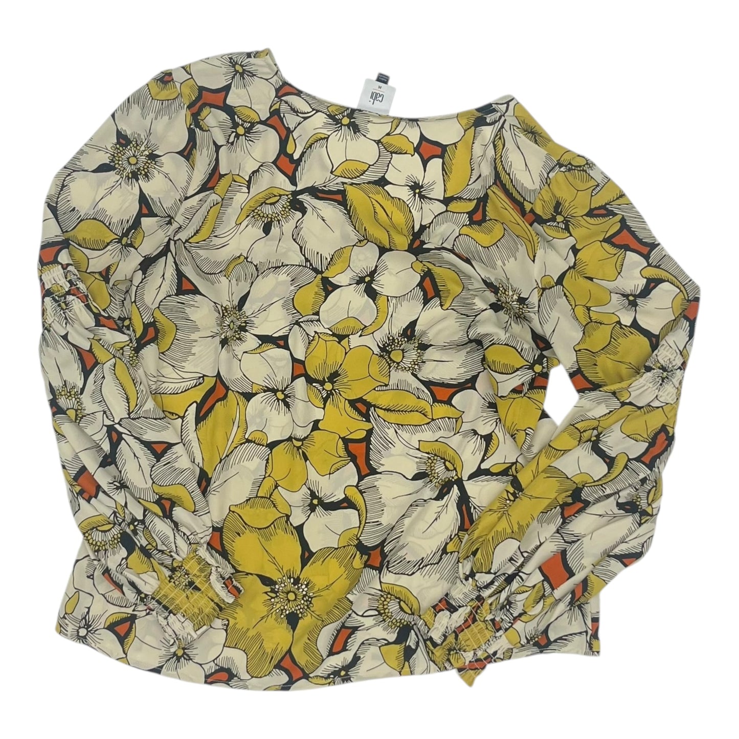 Blouse Ls By Cabi In Cream, Size:M