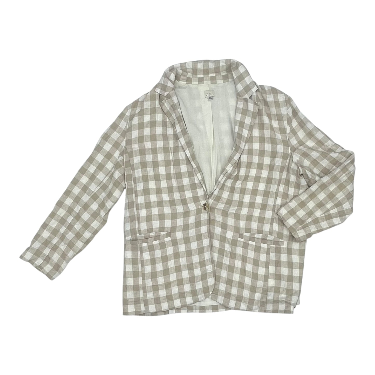 Blazer By A New Day In Cream, Size:Xxl