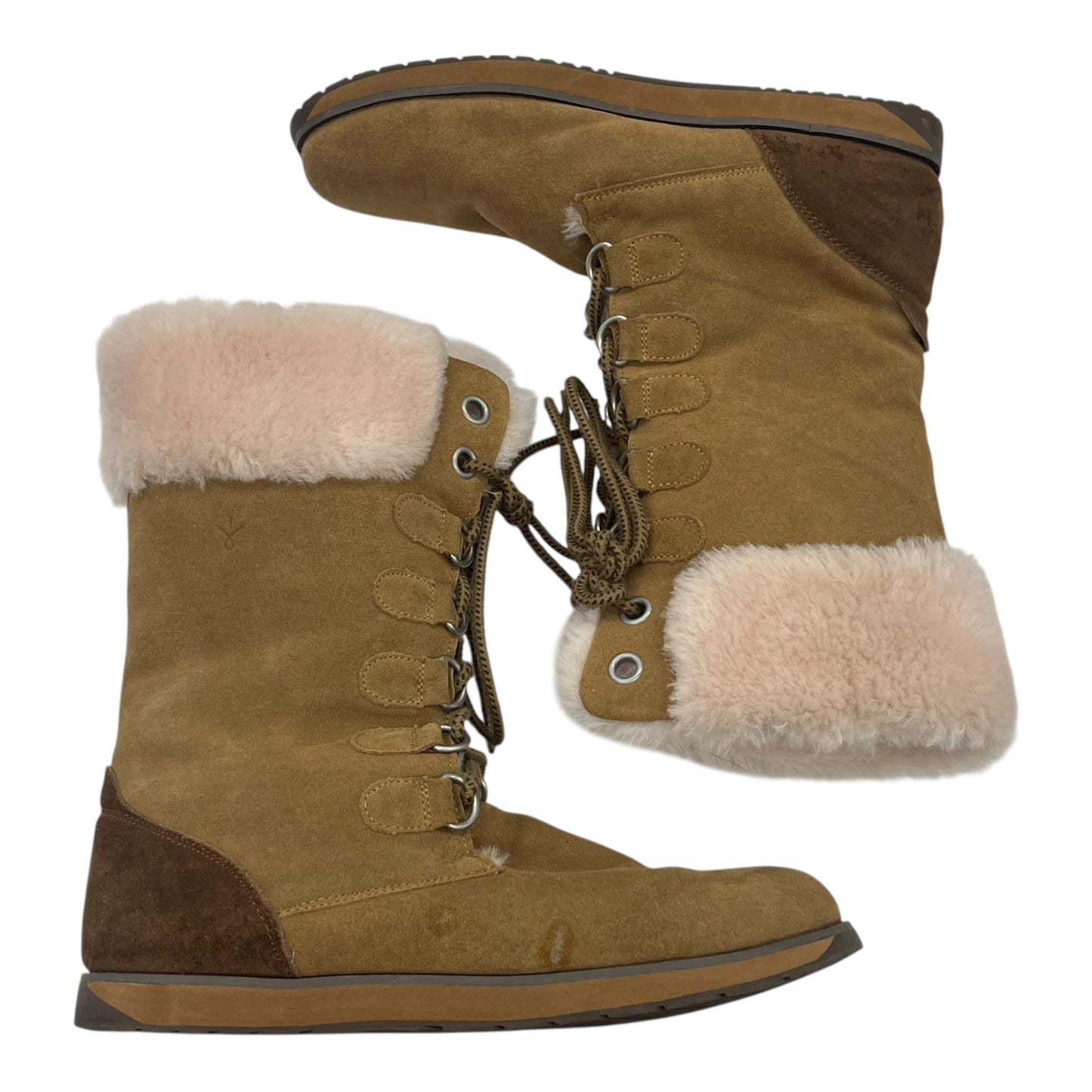 Boots Snow By Emu In Brown, Size:10