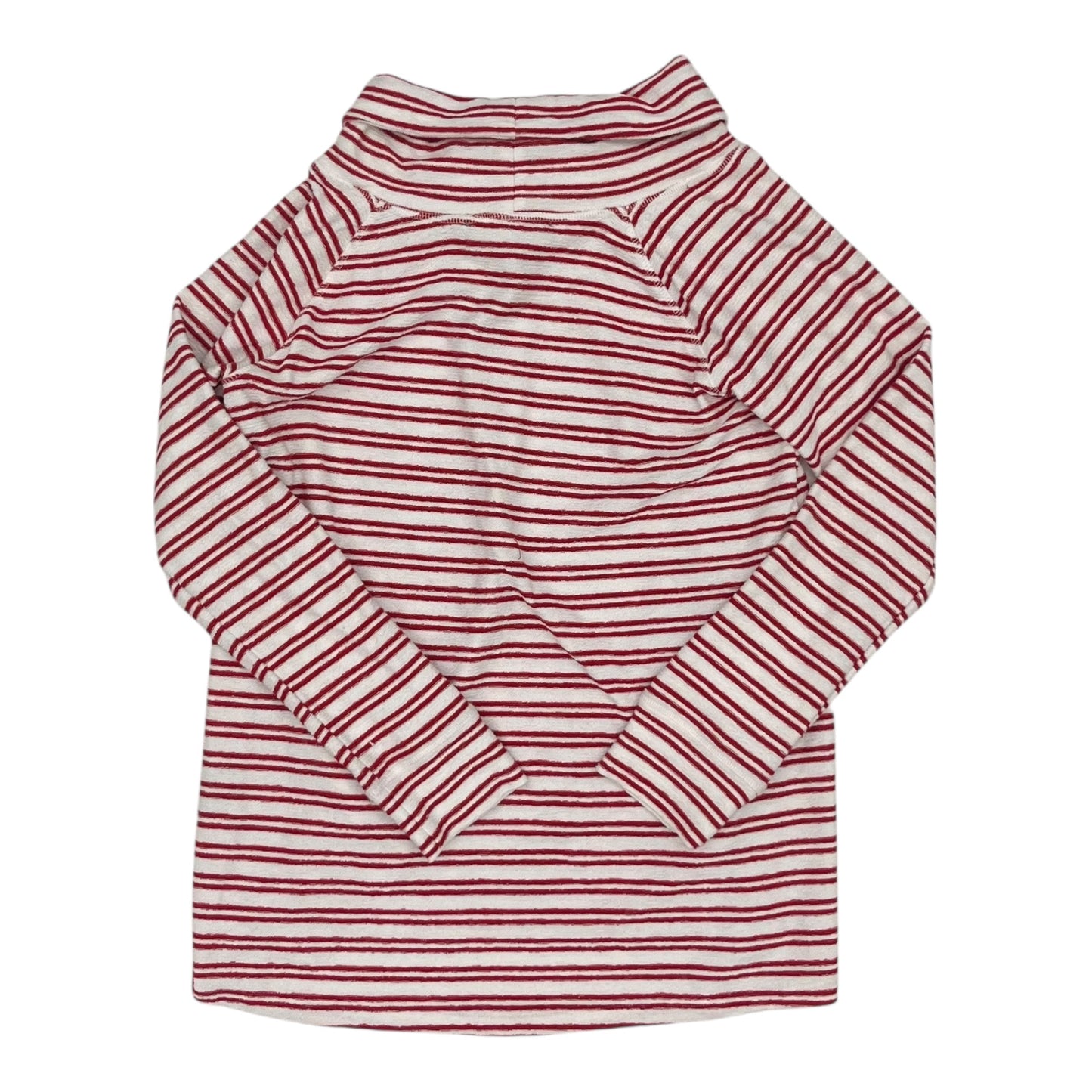 Top Ls By Tommy Hilfiger In Red & White, Size:L