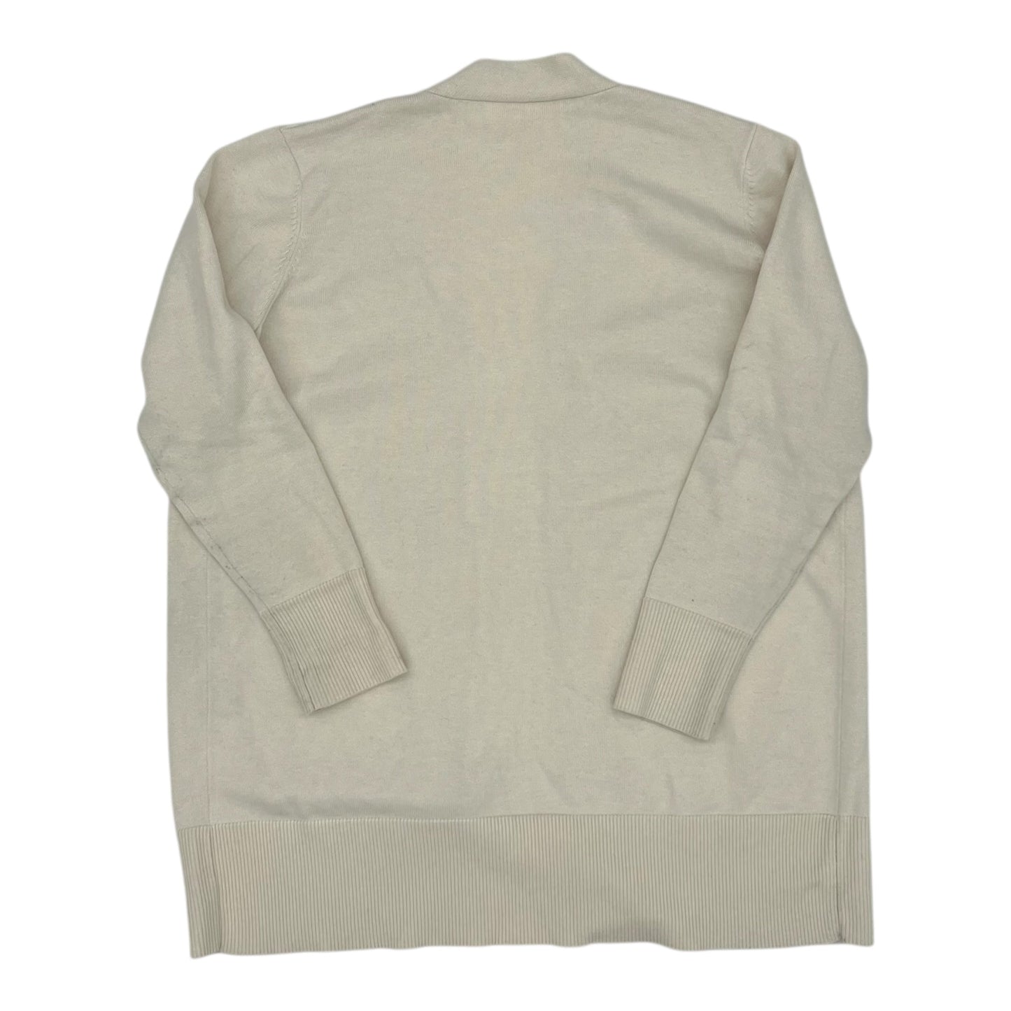 Sweater Cardigan By Clothes Mentor In Tan, Size:M