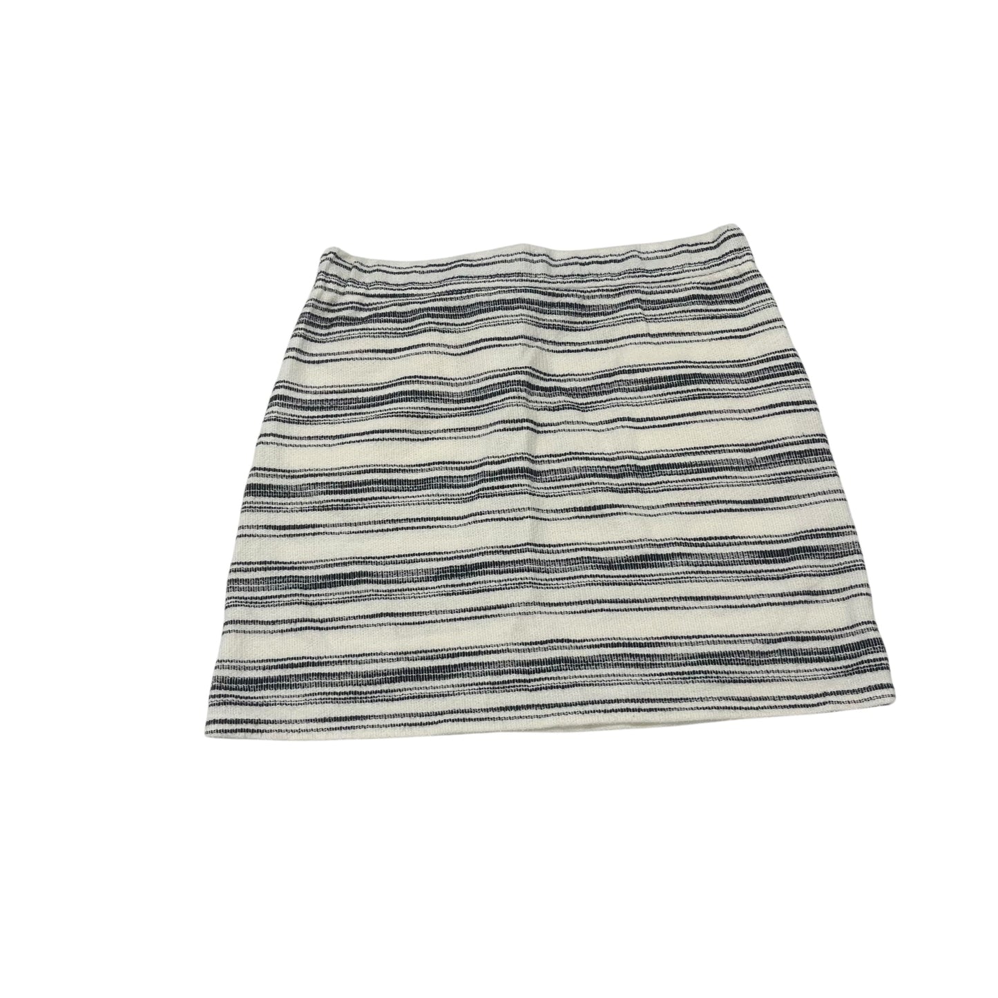 Skirt Mini & Short By Loft In Blue & White, Size:M