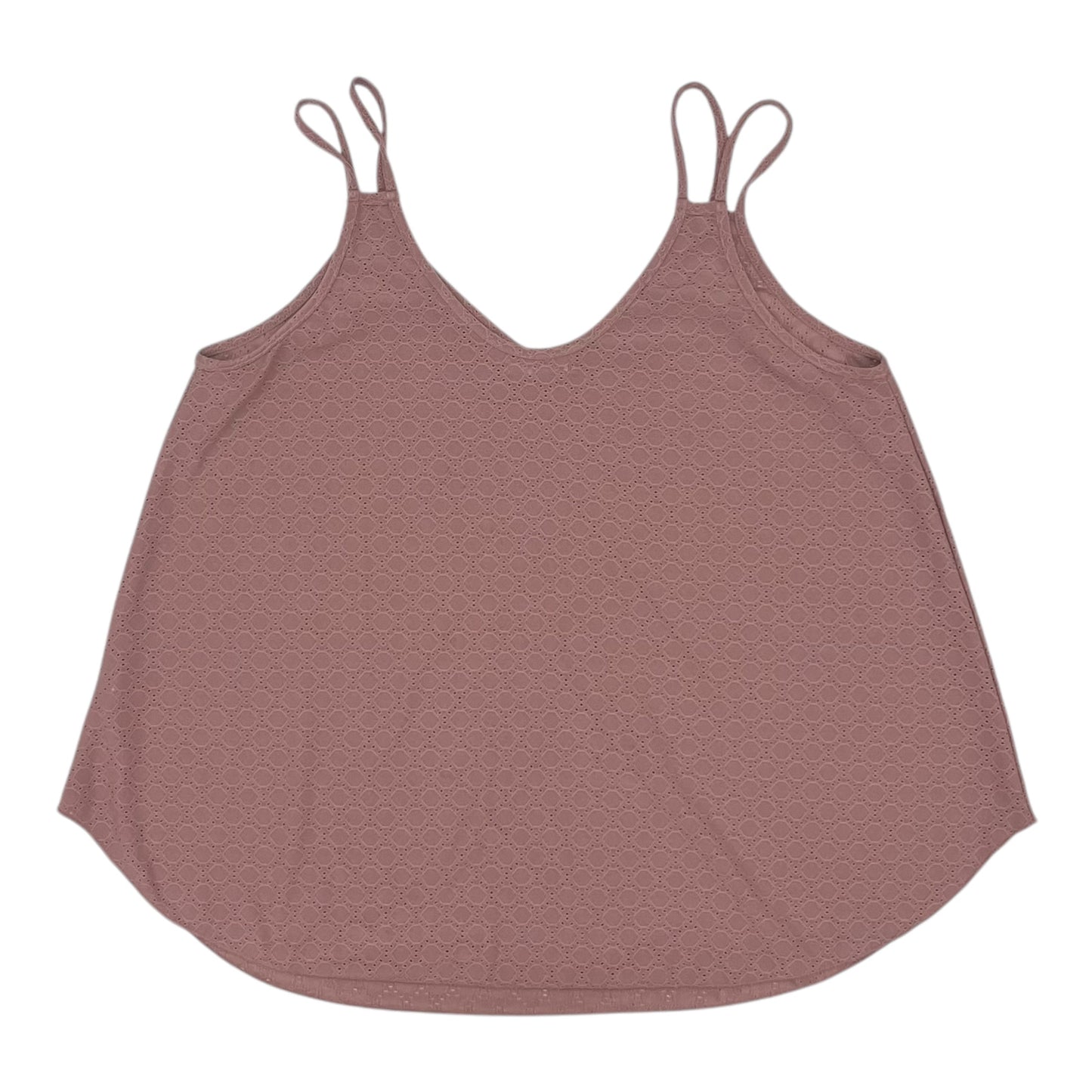 Top Sleeveless By Clothes Mentor In Pink, Size:Xl