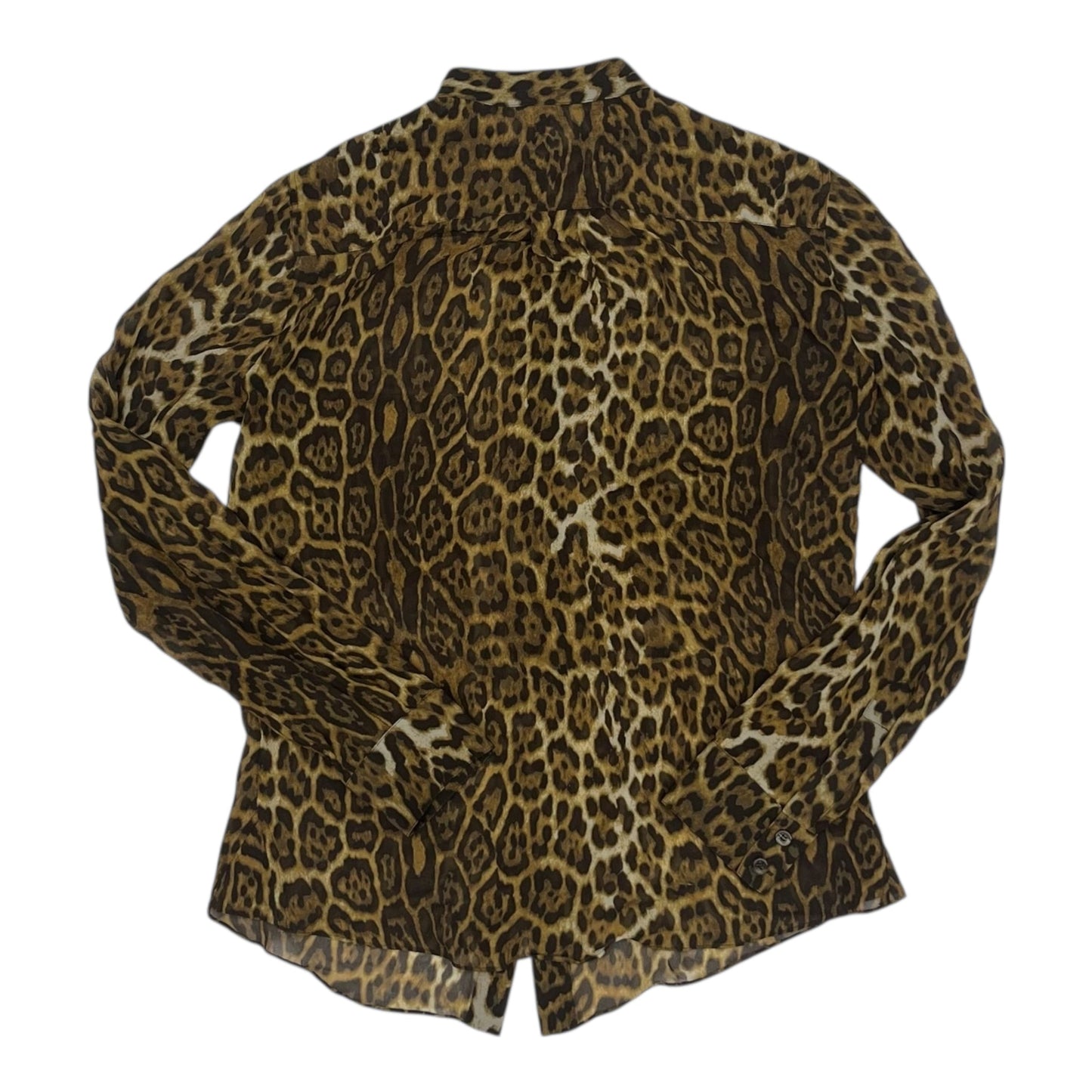 Blouse Ls By Bcbgmaxazria In Animal Print, Size:Xs