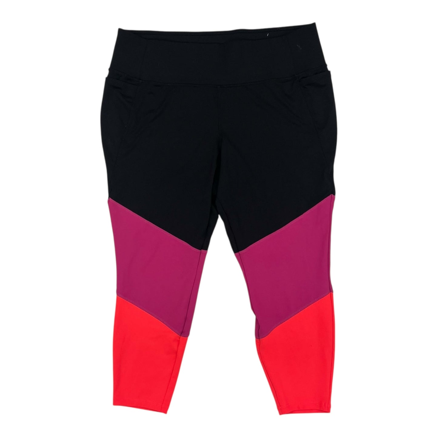 Athletic Leggings By Livi Active In Multi, Size:22