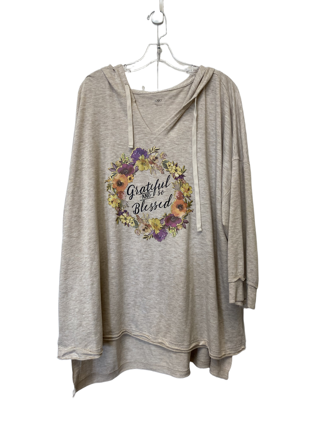 Sweatshirt Hoodie By Cato Size: 26