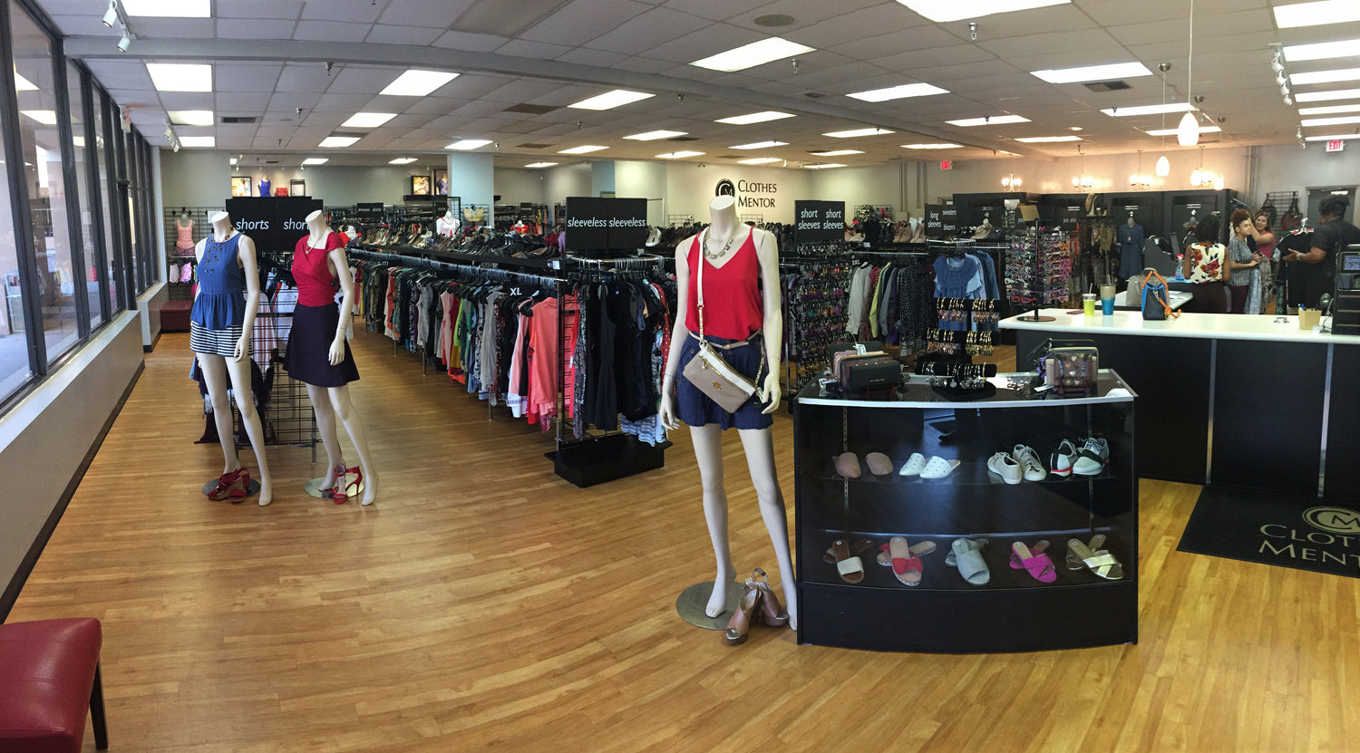 Interior of Clothes Mentor store