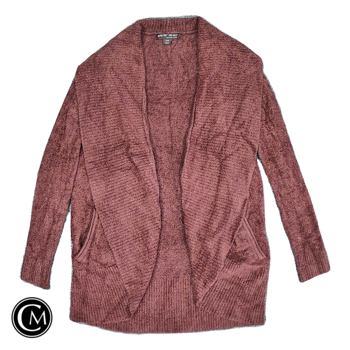 Cardigan By Barefoot Dreams In Maroon, Size: S