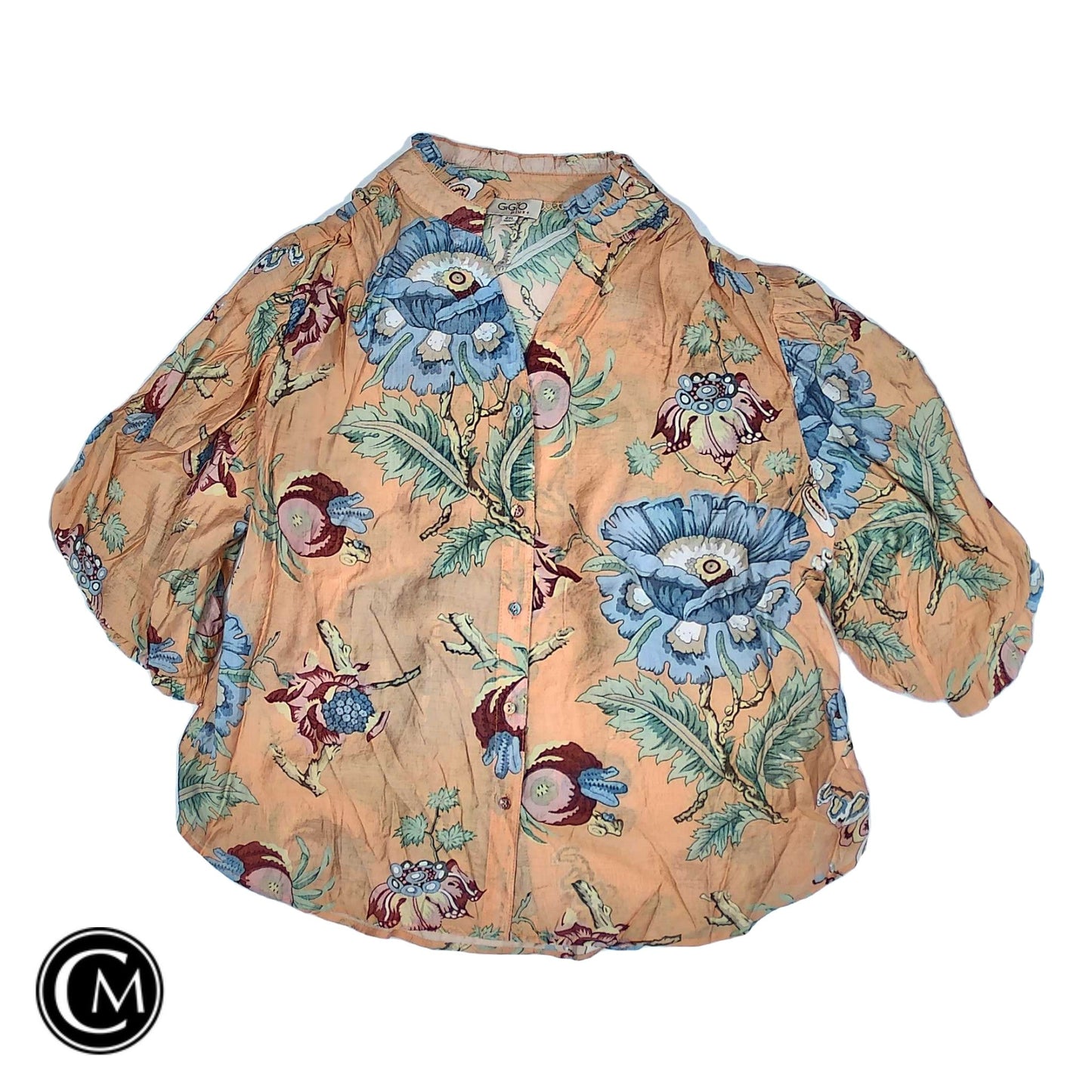 Top Ss By Gigio In Orange, Size: 2x image 1