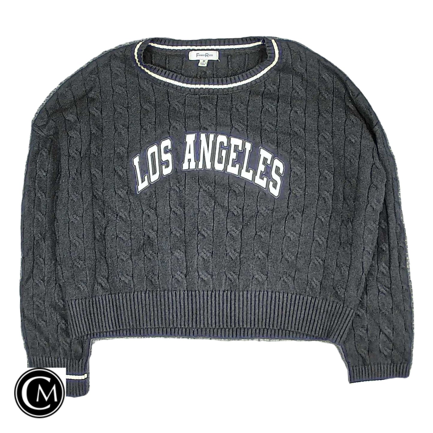 Sweater By Faded Rose In Black, Size: M