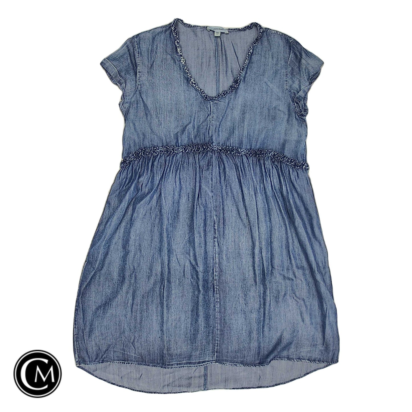 Dress Casual Midi By Cmc In Blue, Size: L image 1