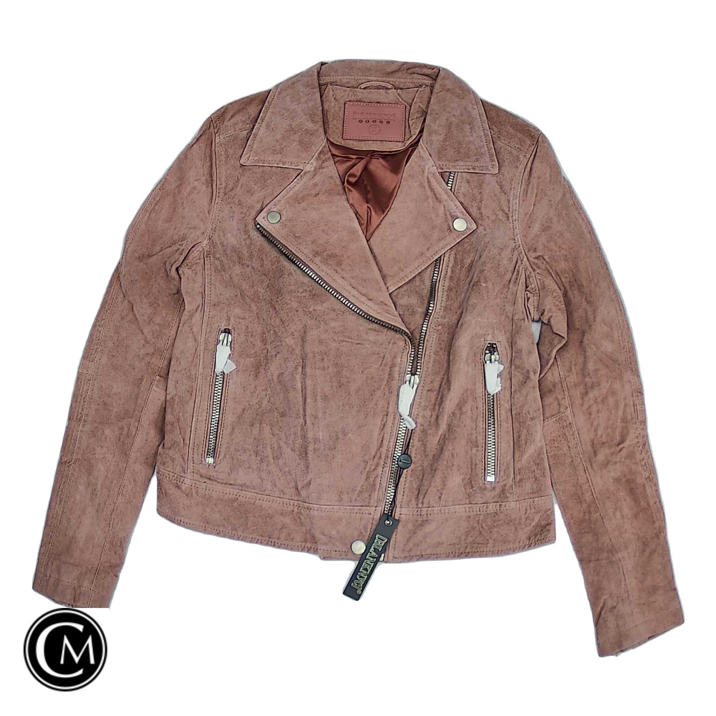 Jacket Moto Leather By Blanknyc In Mauve, Size: S