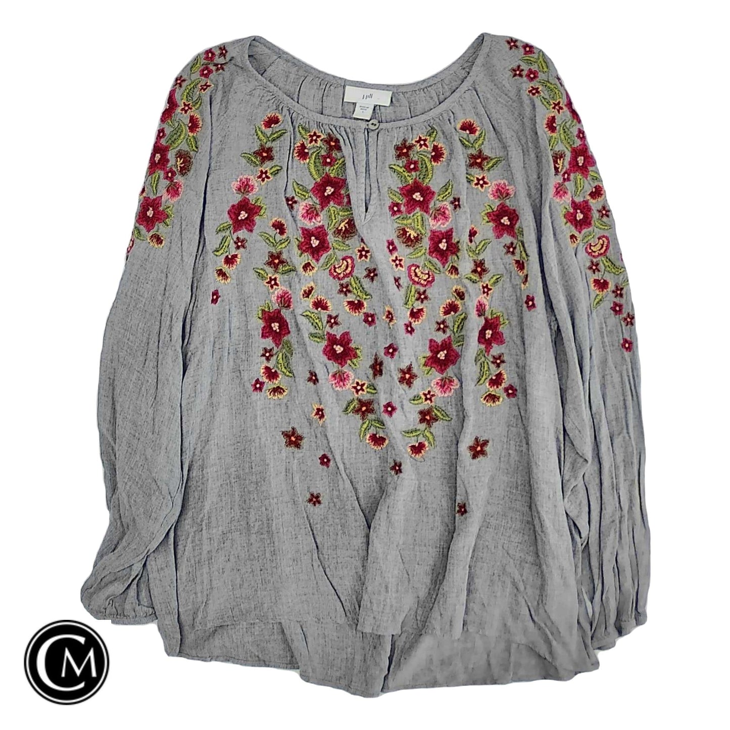 Top Ls By J. Jill In Grey, Size: L