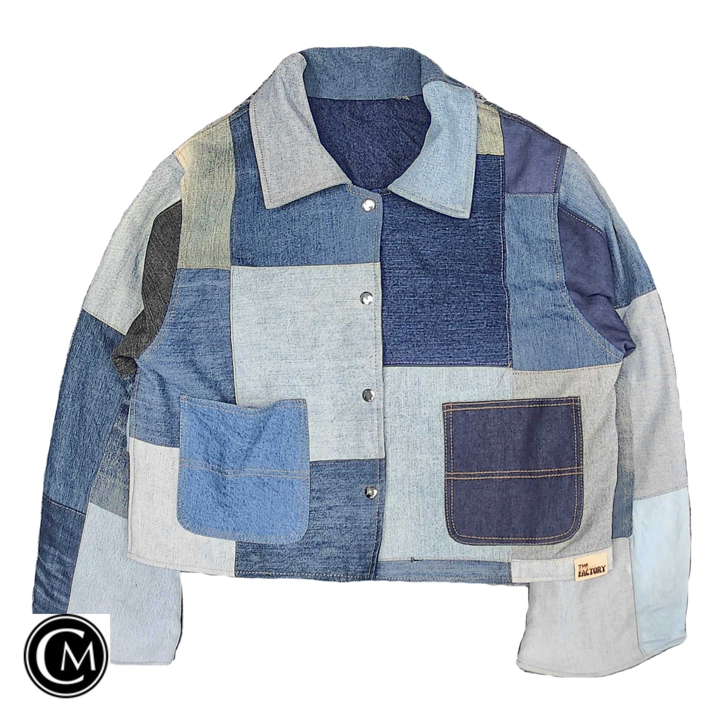 Jacket Denim By Cmc In Blue Denim, Size: S