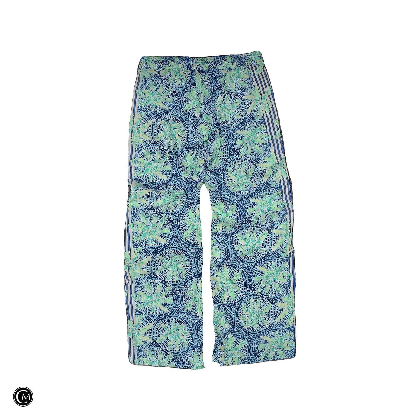 Pants Designer By Lilly Pulitzer In Blue & Green, Size: M