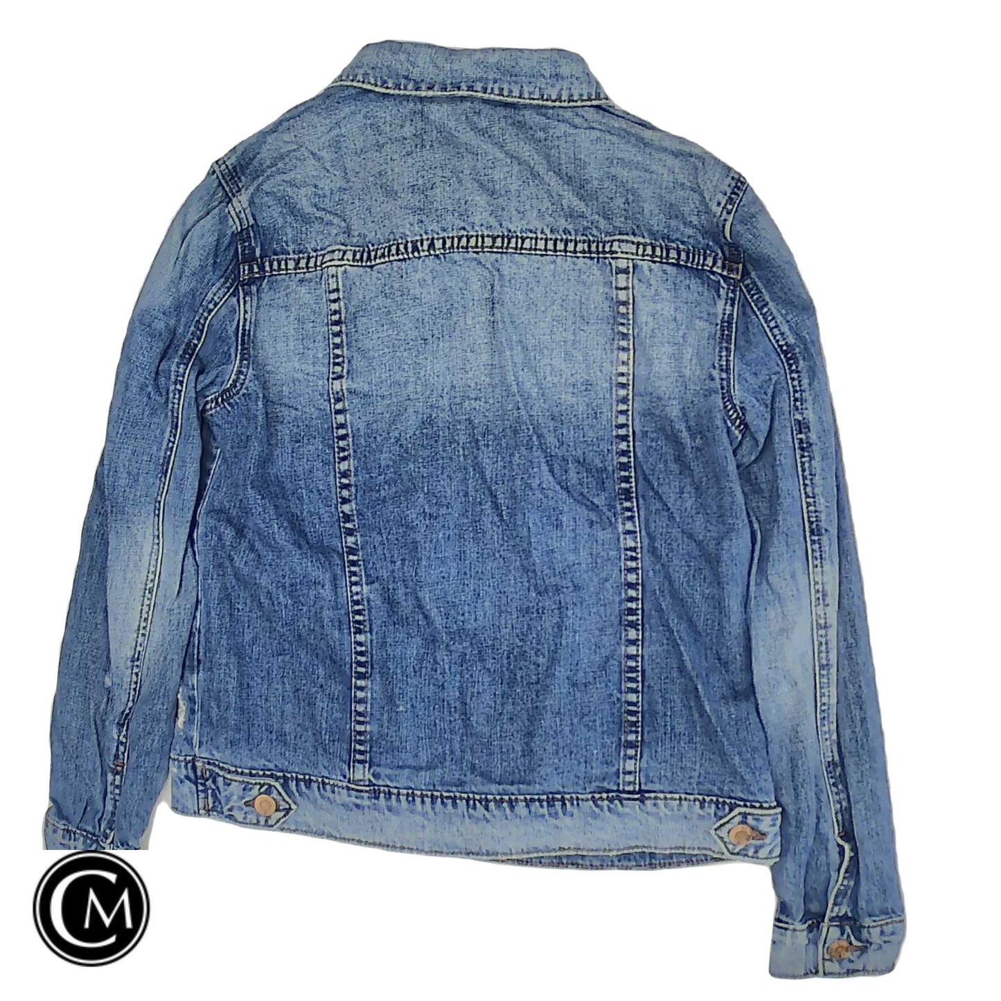Jacket Denim By Sts Blue In Blue Denim, Size: S image 2