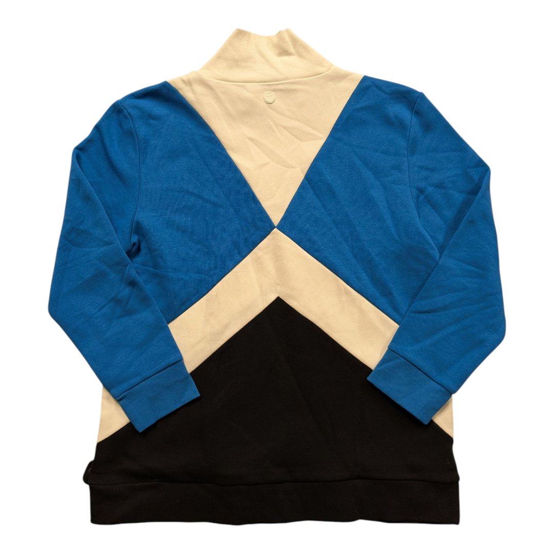 Top Ls By Talbots In Blue & Cream, Size:Xl