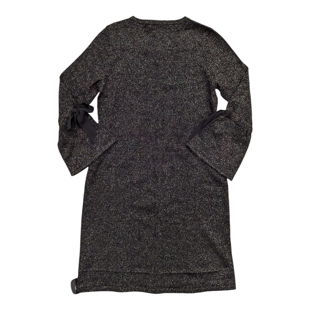 Dress Sweater By Talbots In Black & Silver, Size:Mp