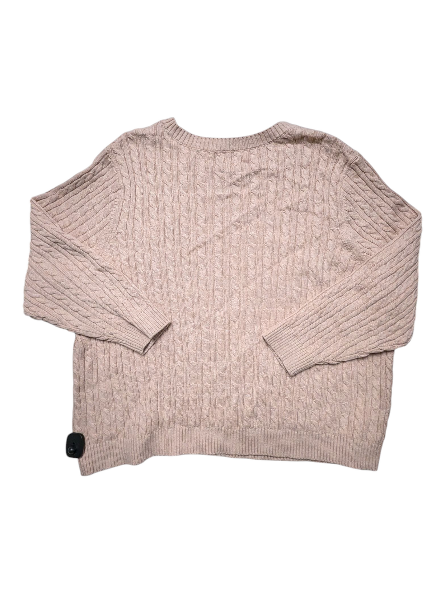 Sweater By Lands End In Pink, Size:3X