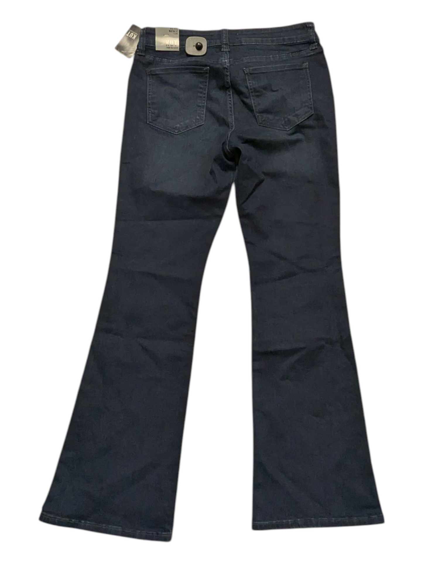 Jeans Flared By Kut In Blue Denim, Size:8P