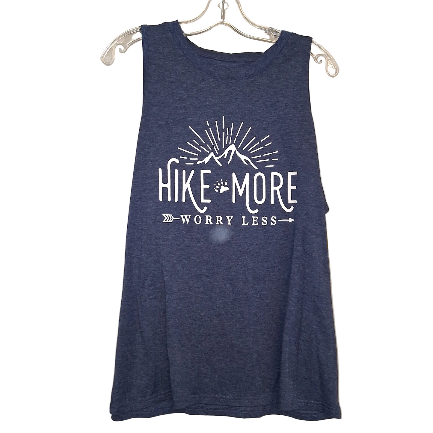 Top Sleeveless Basic In Blue, Size:Xl