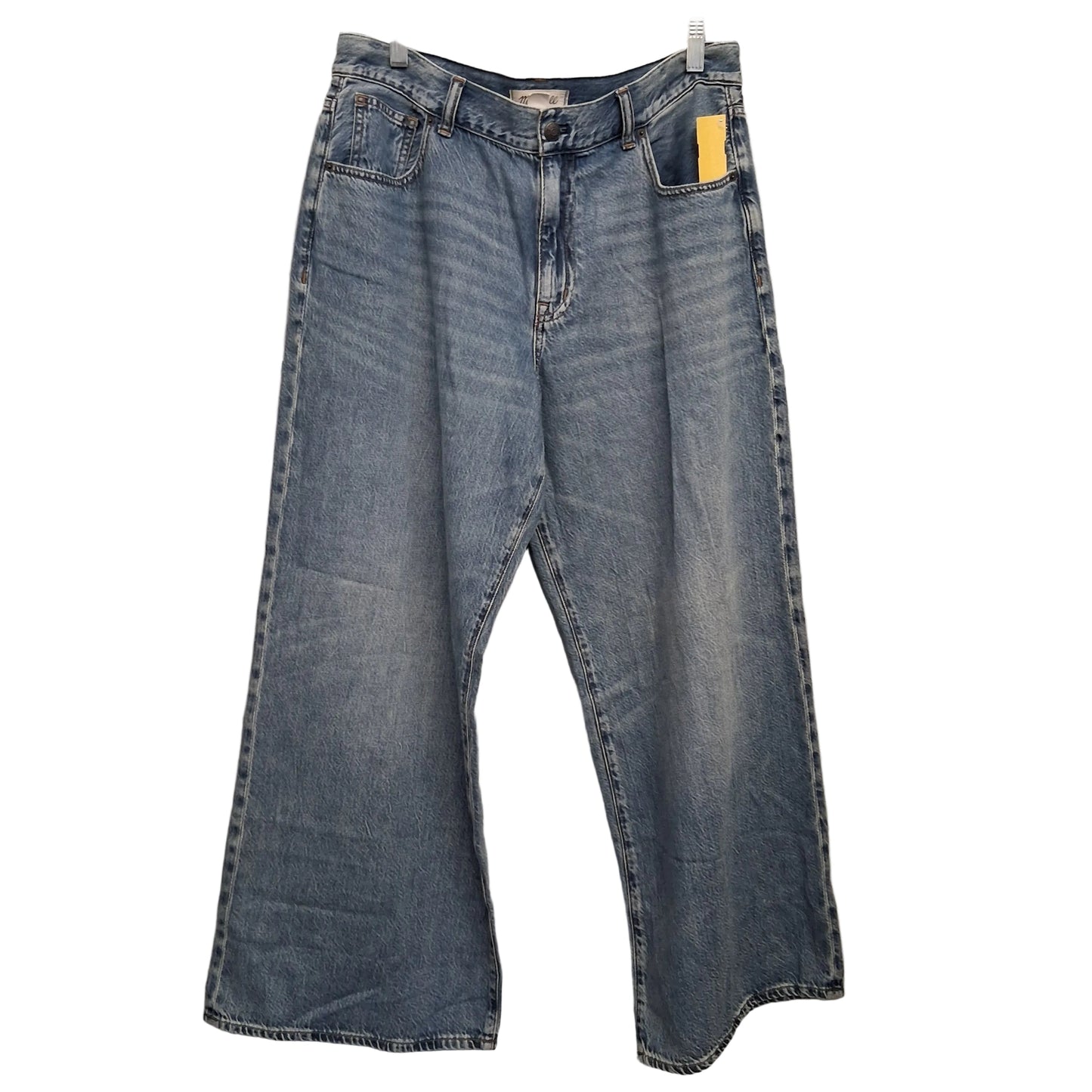 Jeans Wide Leg By Madewell In Blue Denim, Size:12P