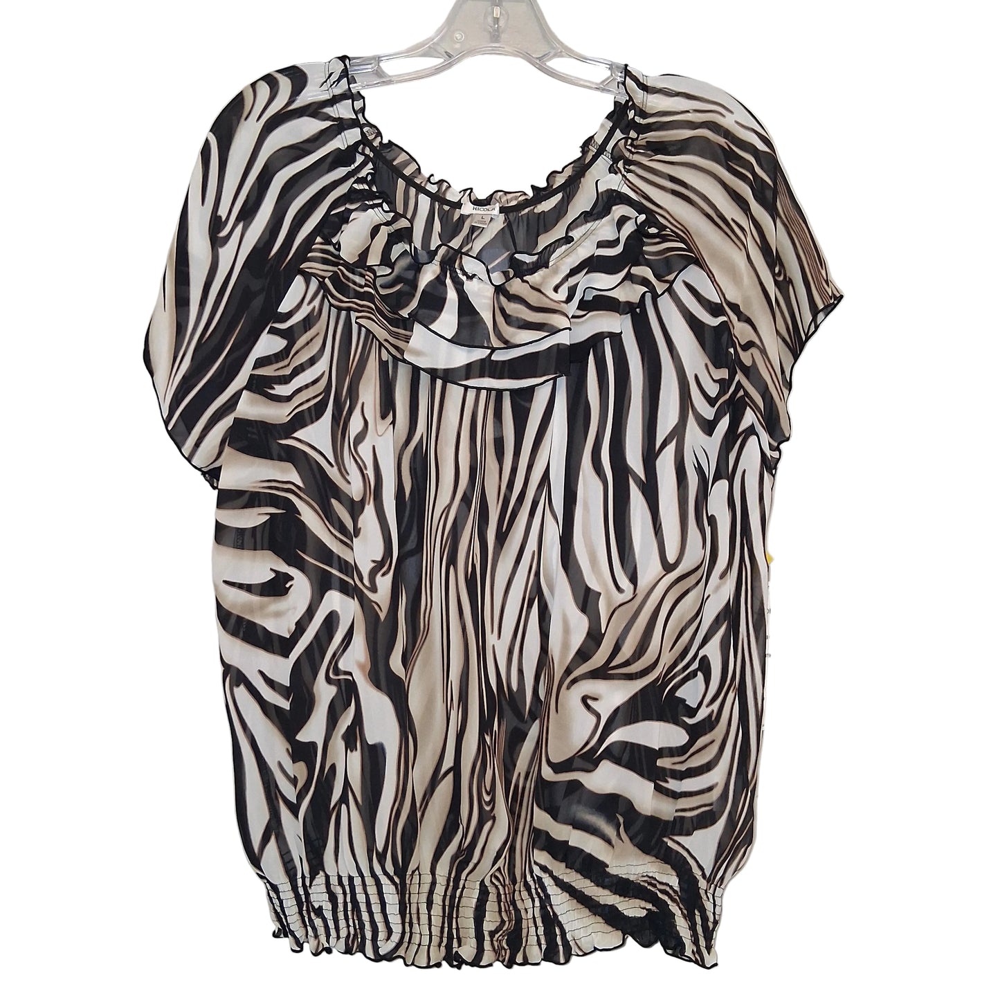 Top Ss By Nicola In Animal Print, Size:L
